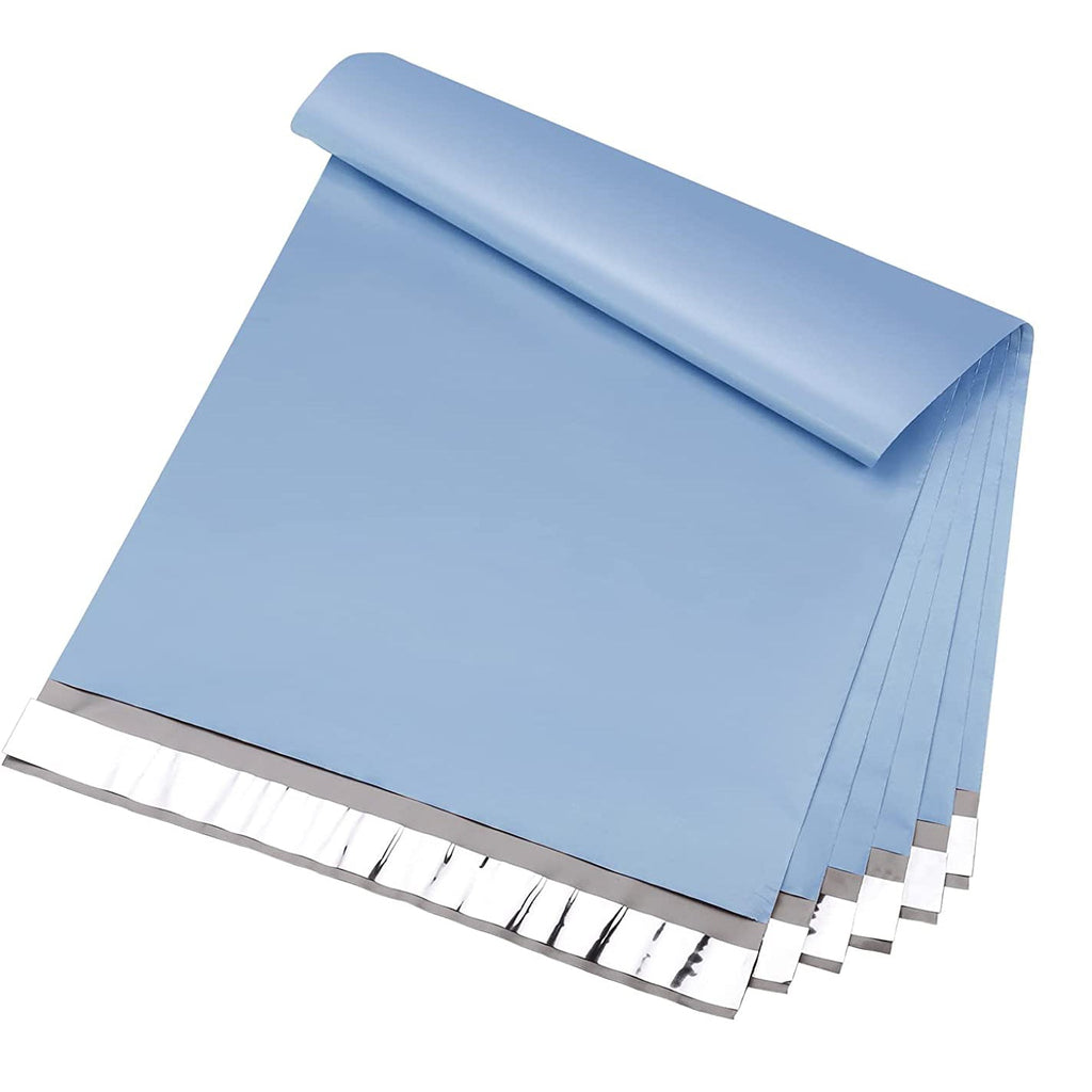 12x15.5 Poly-Mailer Envelope Shipping Bags |Haze Blue