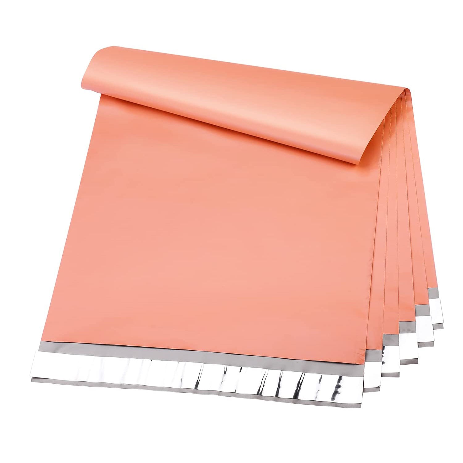 12x15.5 Poly-Mailer Envelope Shipping Bags | Peach Pink