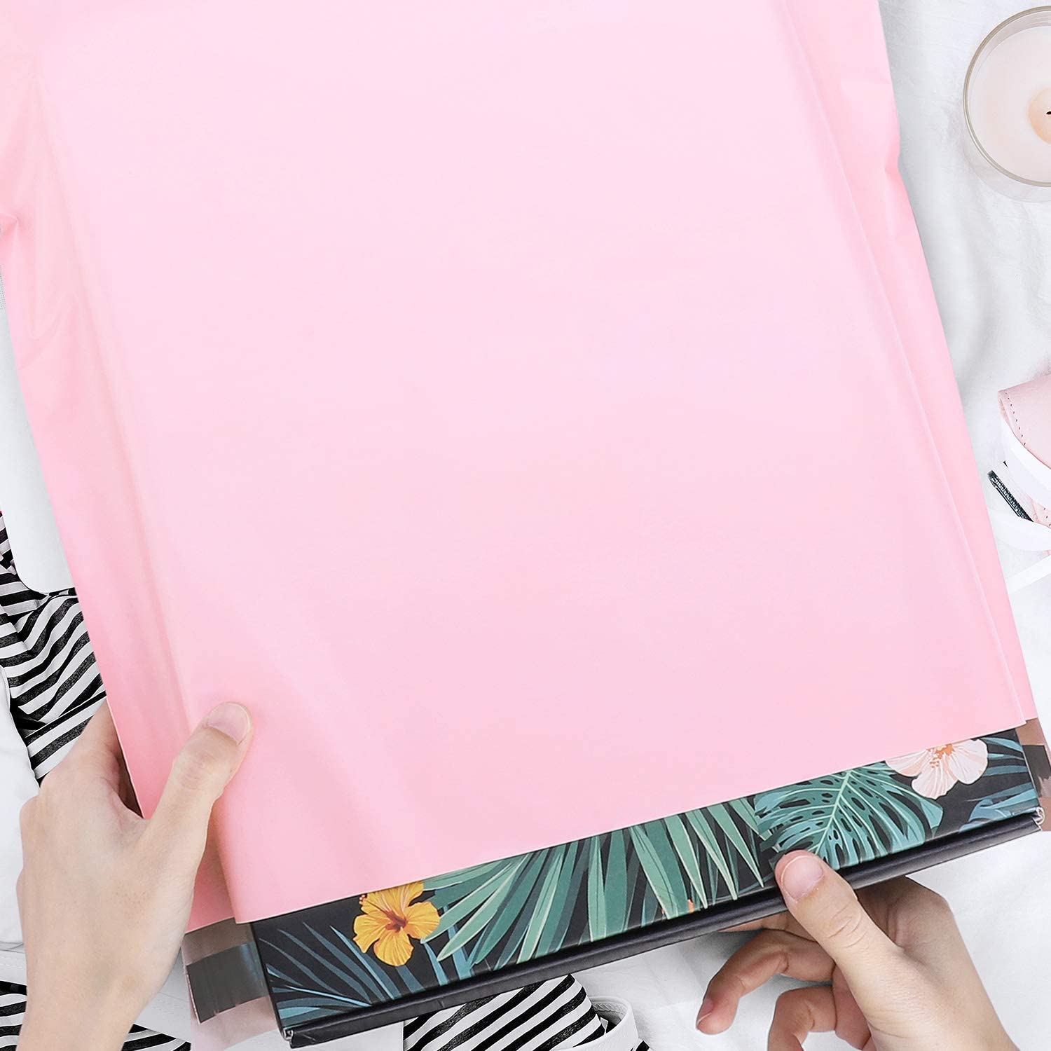 14.5x19 Poly-Mailer Envelope Shipping Bags | Sakura Pink
