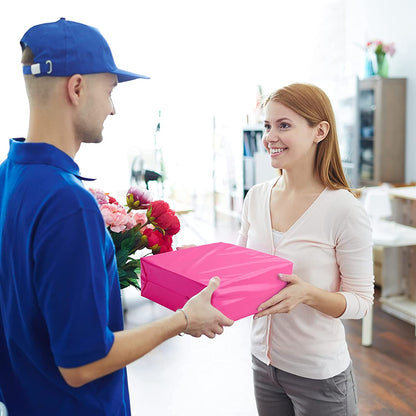 14.5x19 Poly-Mailer Envelope Shipping Bags | Pink