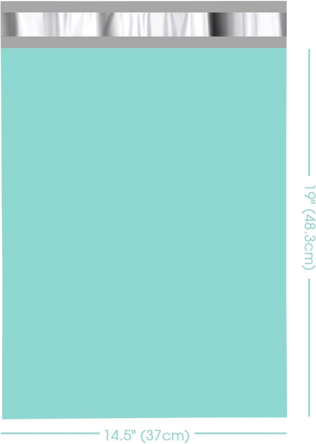 14.5x19 Poly-Mailer Envelope Shipping Bags | Teal