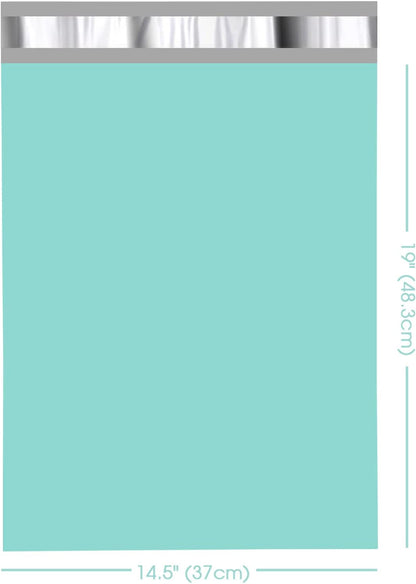 14.5x19 Poly-Mailer Envelope Shipping Bags | Teal