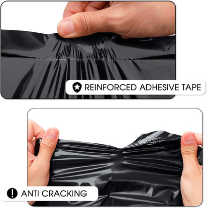 14.5x19 Poly-Mailer Envelope Shipping Bags | Black