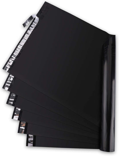 14.5x19 Poly-Mailer Envelope Shipping Bags | Black