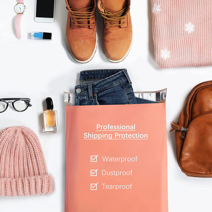 14.5x19 Poly-Mailer Envelope Shipping Bags | Peach Pink