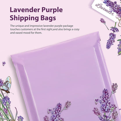 19x24 Poly-Mailer Envelope Shipping Bags | Light Purple