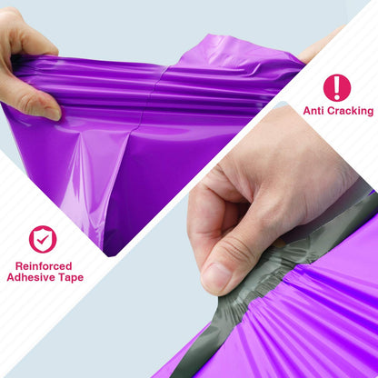 19x24 Poly-Mailer Envelope Shipping Bags | Purple