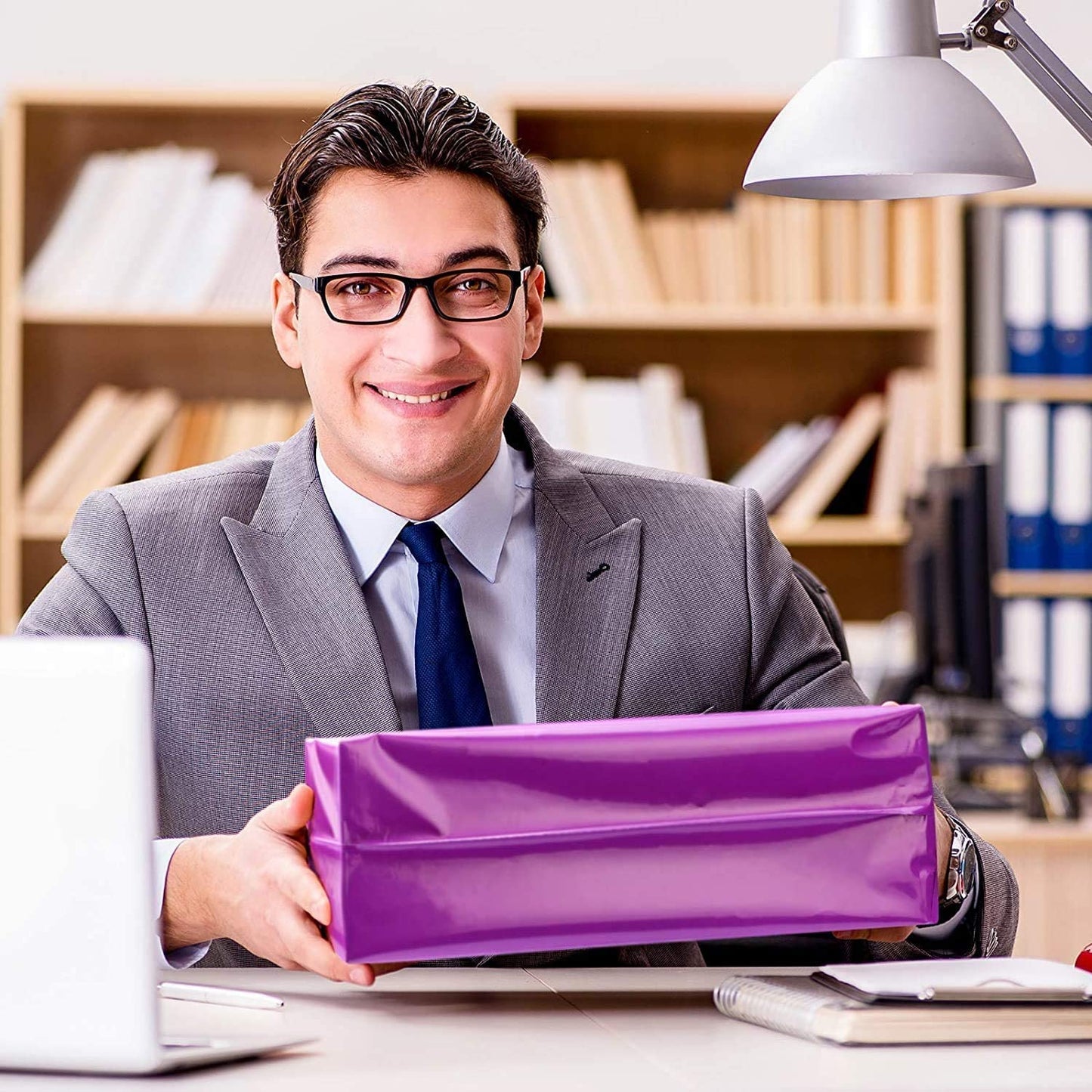 19x24 Poly-Mailer Envelope Shipping Bags | Purple