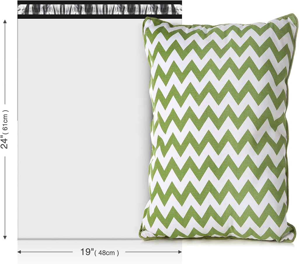 19x24 Poly-Mailer Envelope Shipping Bags | White