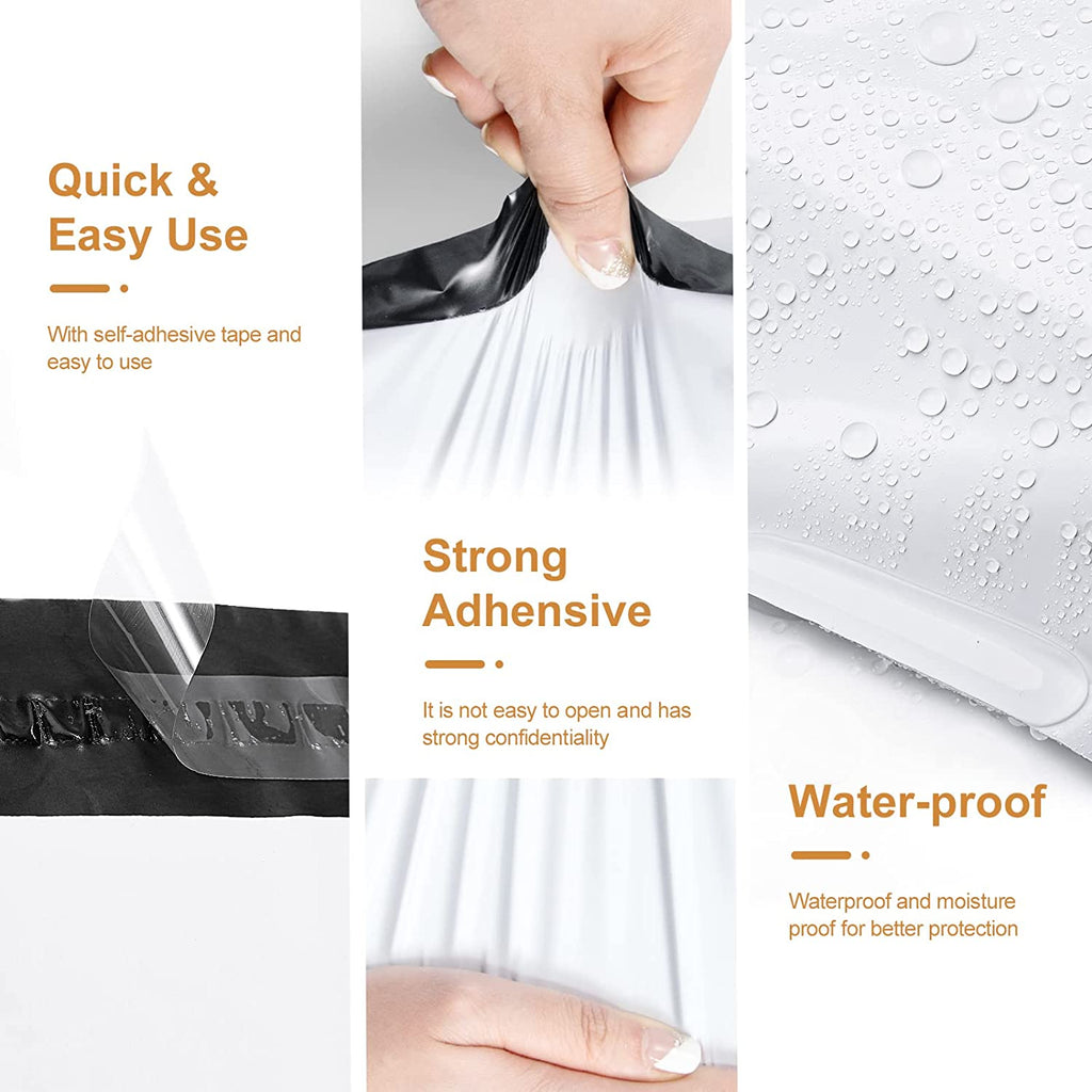 19x24 Poly-Mailer Envelope Shipping Bags | White