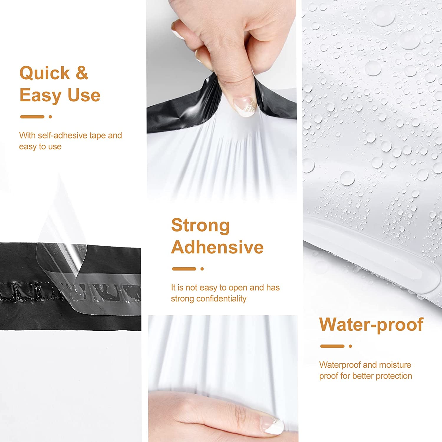 19x24 Poly-Mailer Envelope Shipping Bags | White