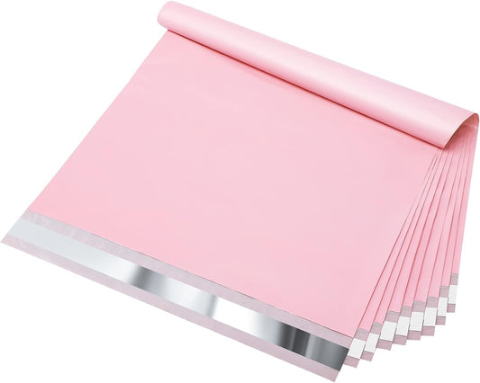 GSSPACK 12x15,5 Poly-Mailer-Umschlag-Versandtaschen | Sakura-Rosa