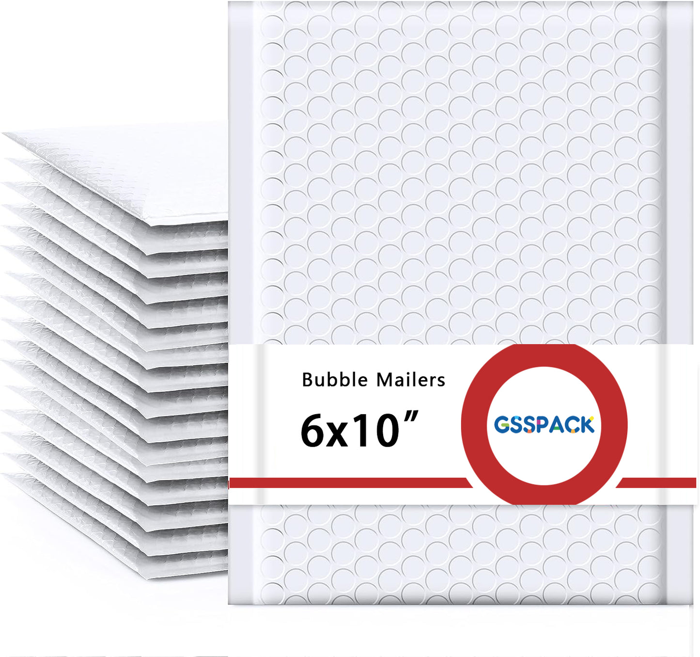 GSSPACK 6x10 Inch Bubble Mailers