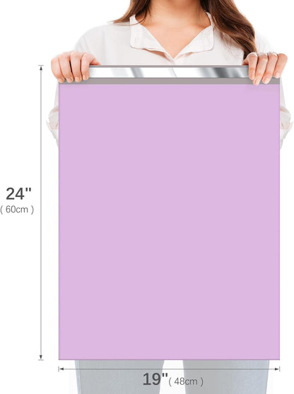 GSSPACK 19x24 Poly-Mailer Envelope Shipping Bags | Light Purple