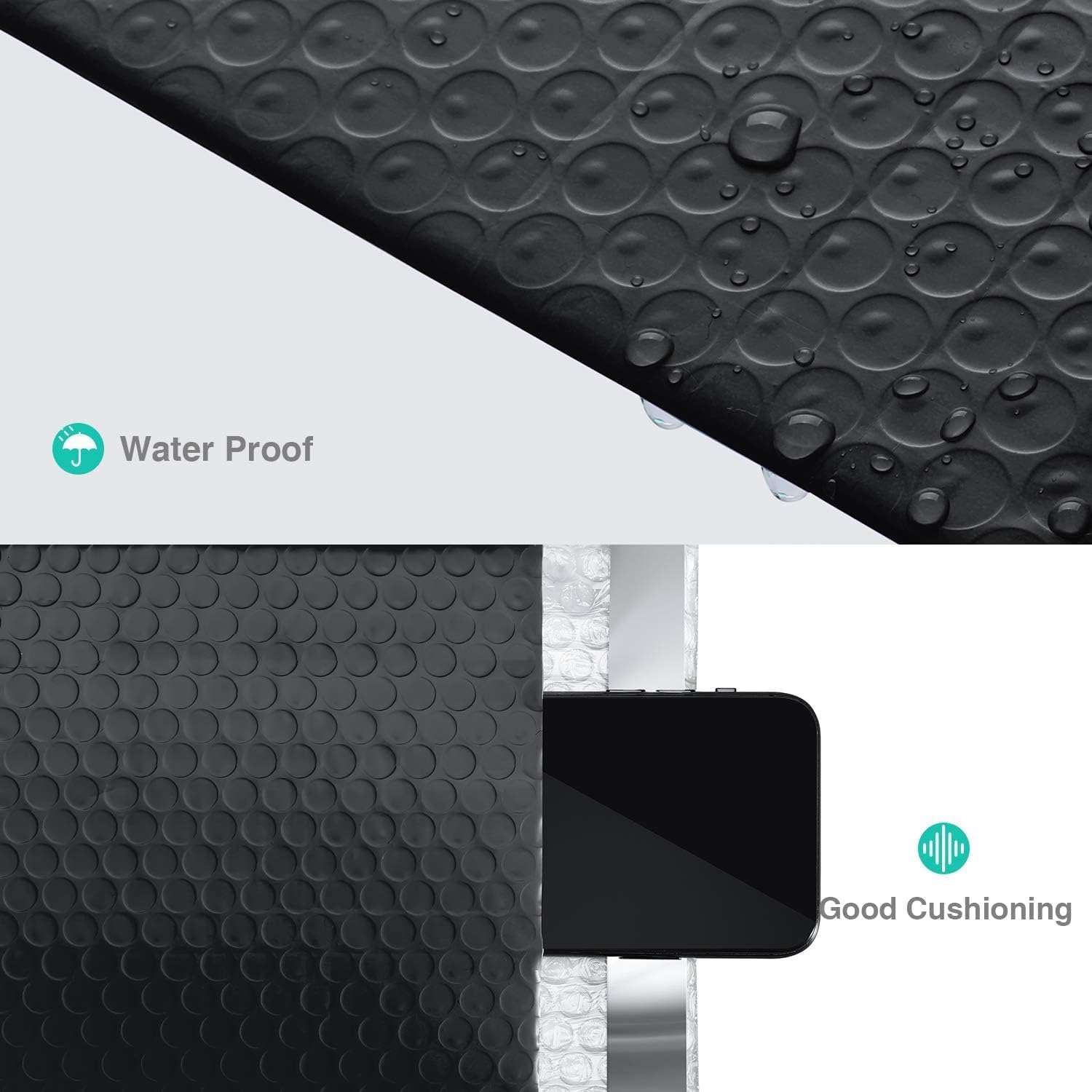 GSSUSA Black Bubble Mailers 6x10 Small Padded Envelopes 268800 Pack,Strong Adhesion Bubble Mailer Self-Seal Bubble Envelopes for Small Business