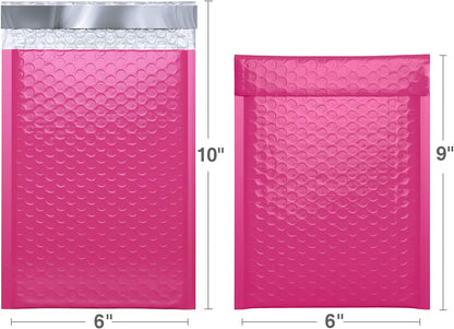 GSSPACK 6x10 Bubble-Mailer Padded Envelope | Hot Pink