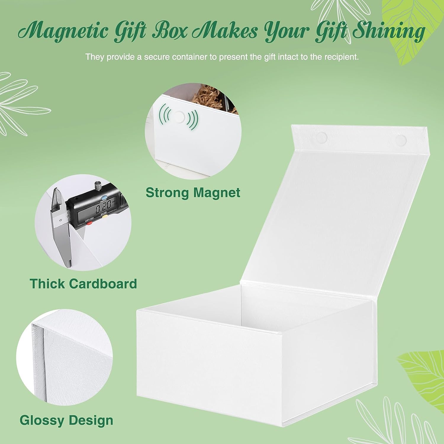 8x8x4 Inch Magnetic Gift Boxes