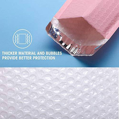 4x8 Bubble-Mailer Padded Envelope | Sakura pink