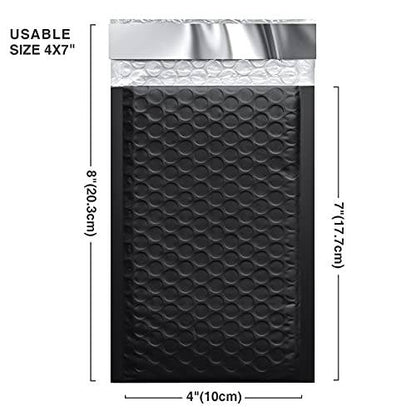 4x8 Bubble-Mailer Padded Envelope | Black