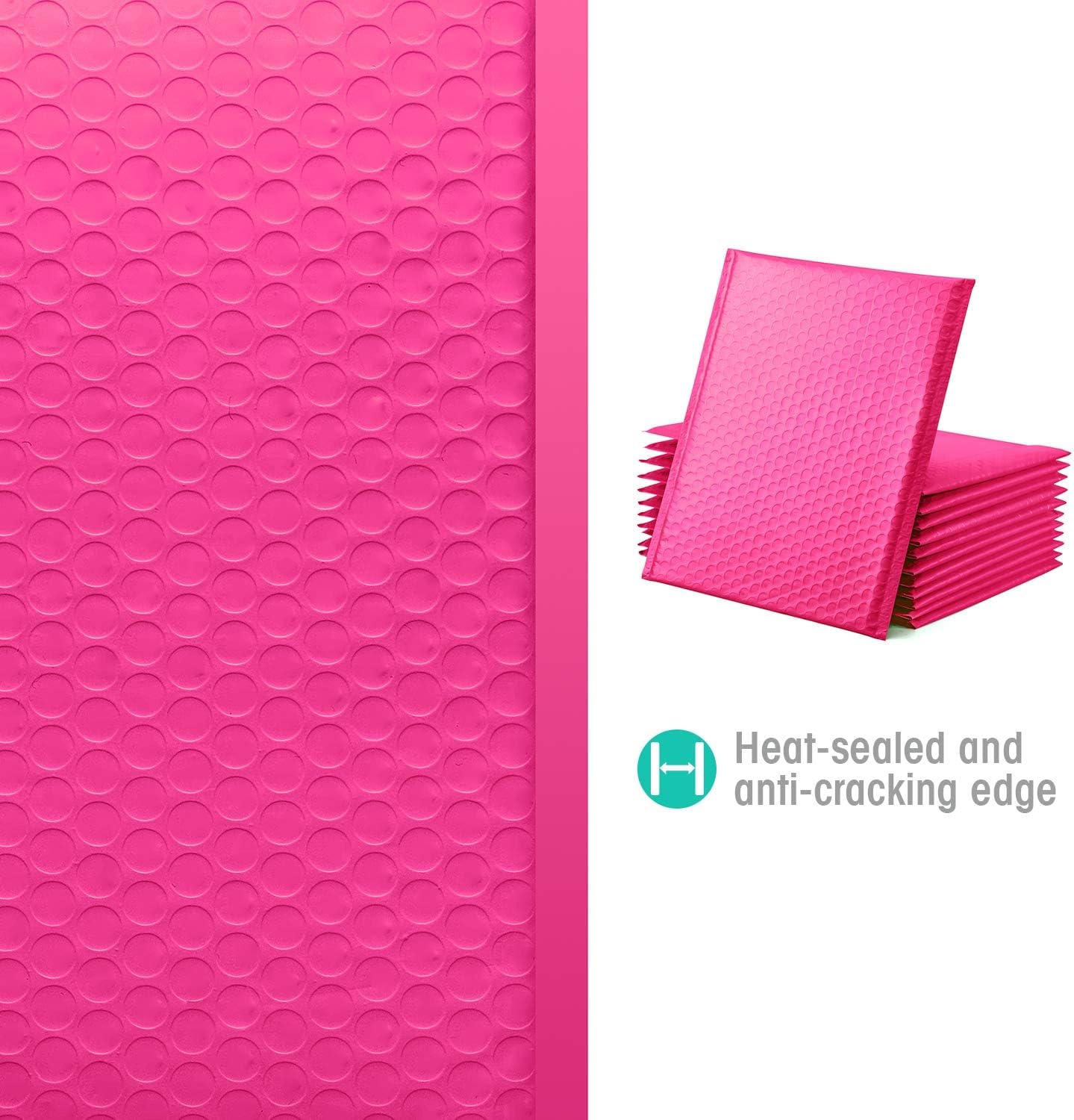 GSSPACK 8.5x12 Bubble-Mailer Padded Envelope | Hot Pink