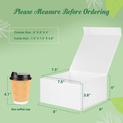 8x8x4 Inch Magnetic Gift Boxes