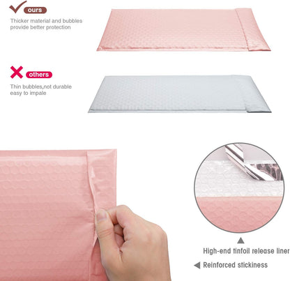 GSSPACK 6x10 Bubble-Mailer Padded Envelope | Sakura Pink