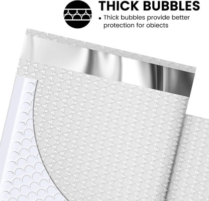 GSSPACK 6x10 Bubble-Mailer Padded Envelope | White