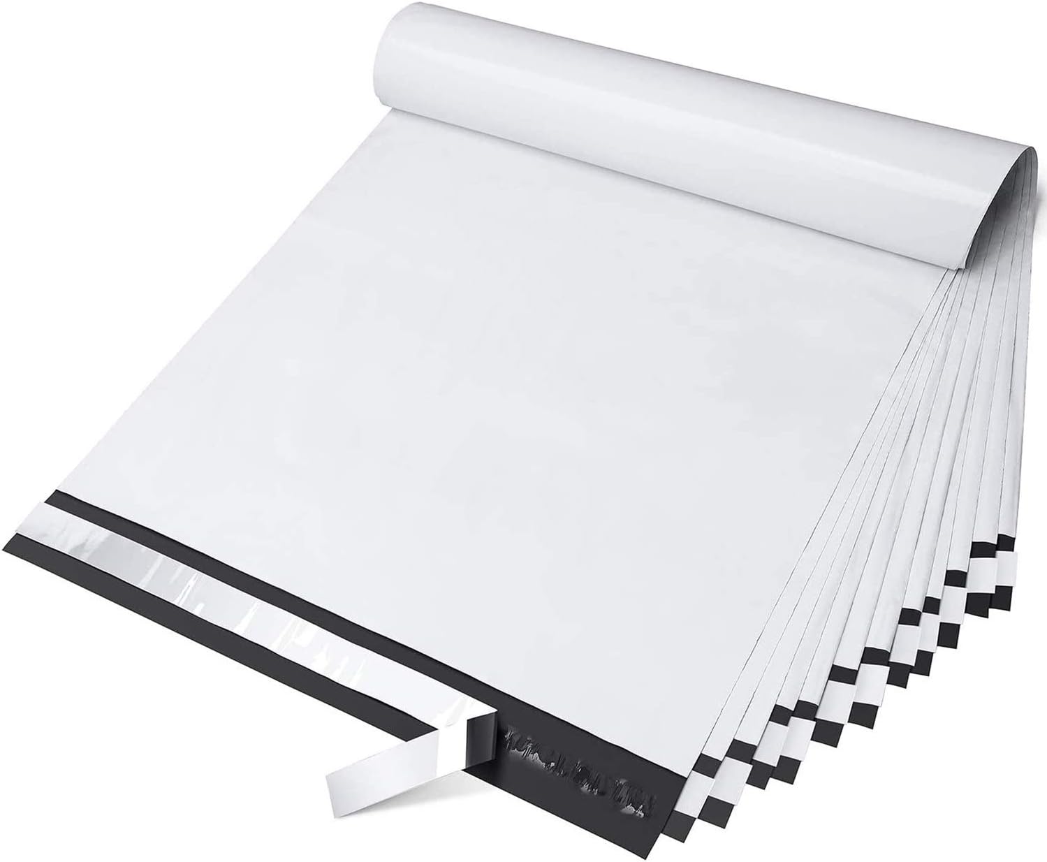 14.5x19 Poly-Mailer Envelope Shipping Bags | White