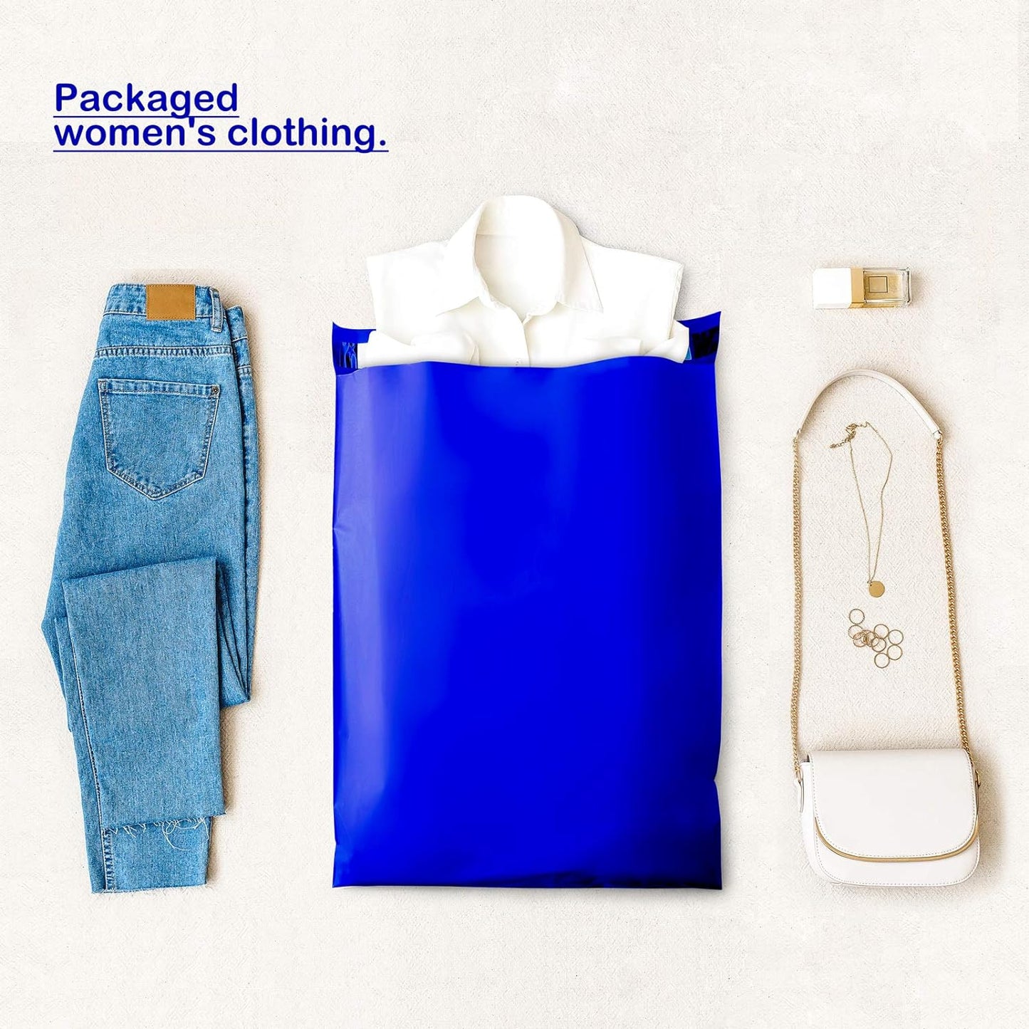 GSSPACK 10x13 Poly-Mailer Envelope Shipping Bags | Royal Blue