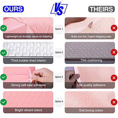 6x10 Bubble-Mailer Padded Envelope | Sakura Pink