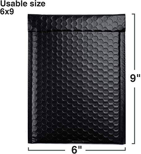 6x10 Bubble-Mailer Padded Envelope | Black
