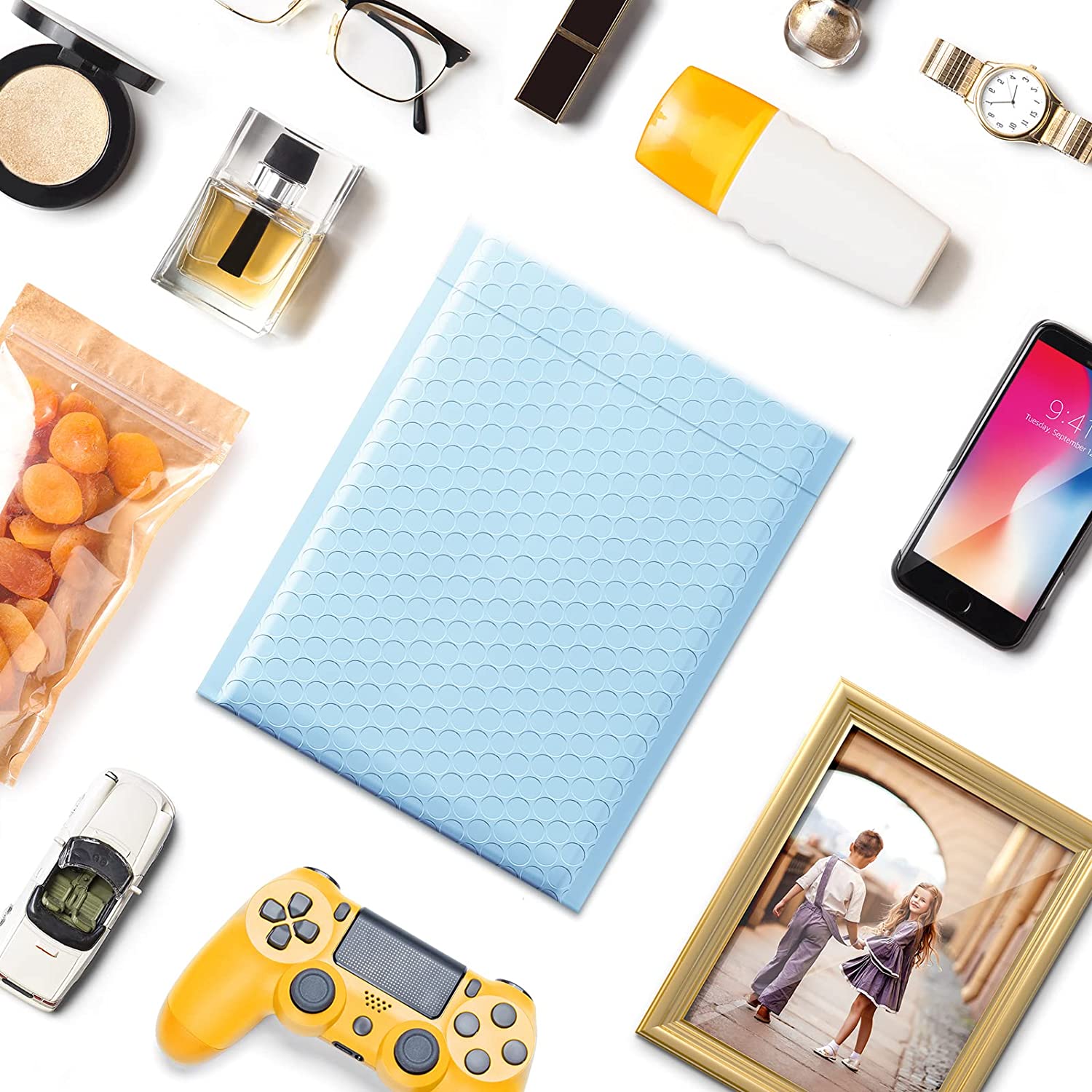 6x10 Bubble-Mailer Padded Envelope | Light Blue