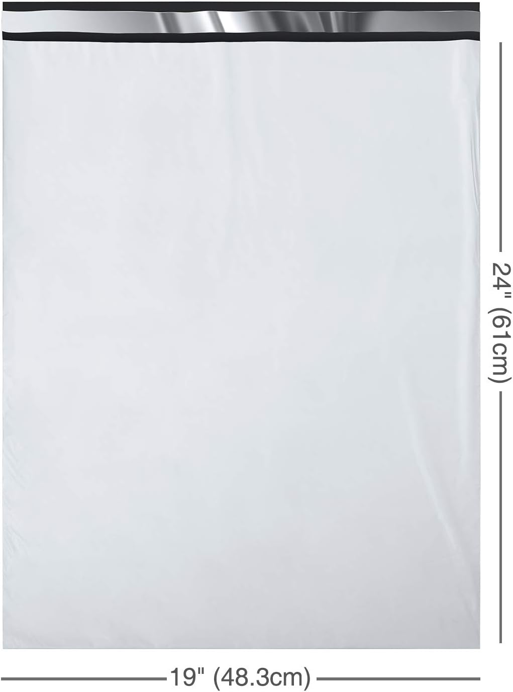 GSSPACK 19x24 Poly-Mailer Envelope Shipping Bags | White