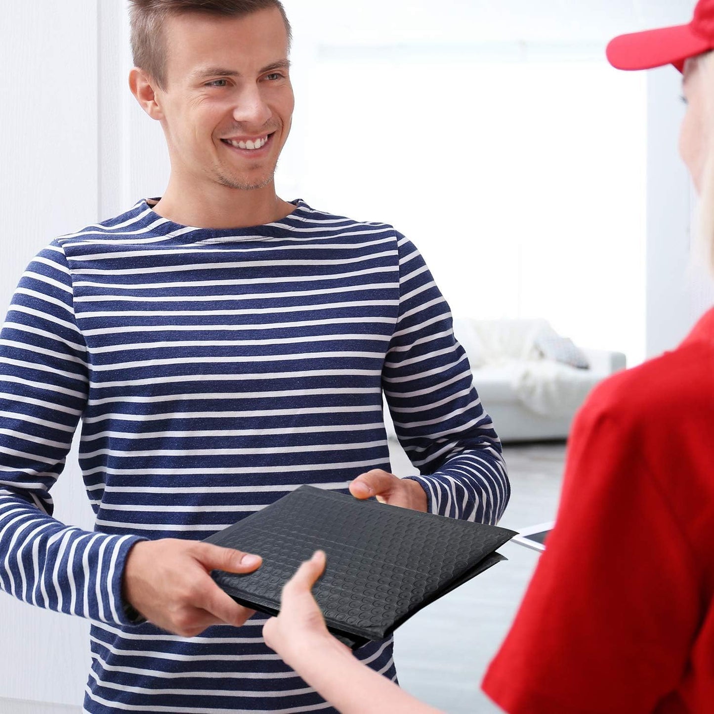 GSSUSA Black Bubble Mailers 6x10 Small Padded Envelopes 268800 Pack,Strong Adhesion Bubble Mailer Self-Seal Bubble Envelopes for Small Business