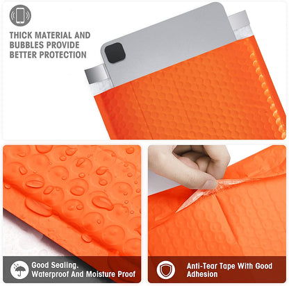 8.5x12 Bubble-Mailer Padded Envelope | Orange