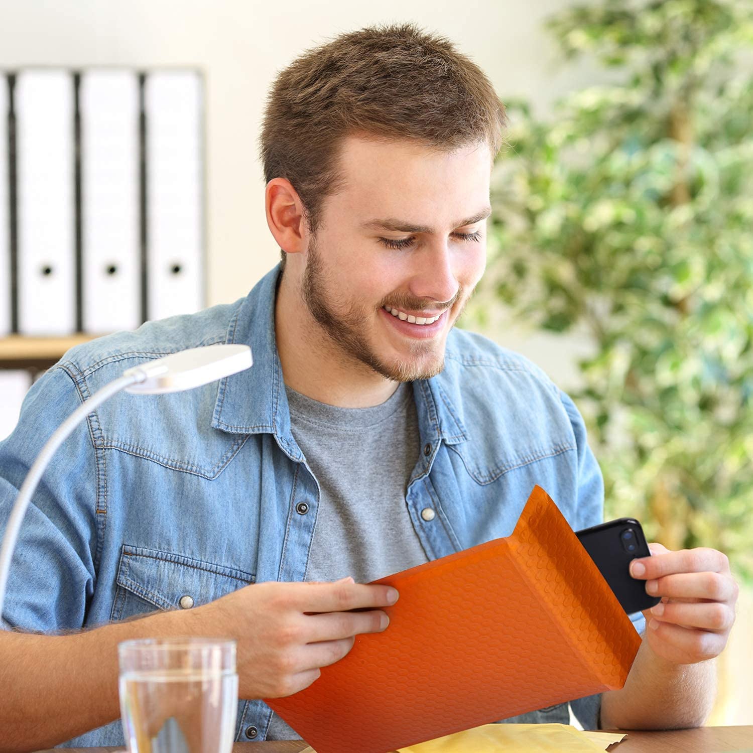 8.5x12 Bubble-Mailer Padded Envelope | Orange
