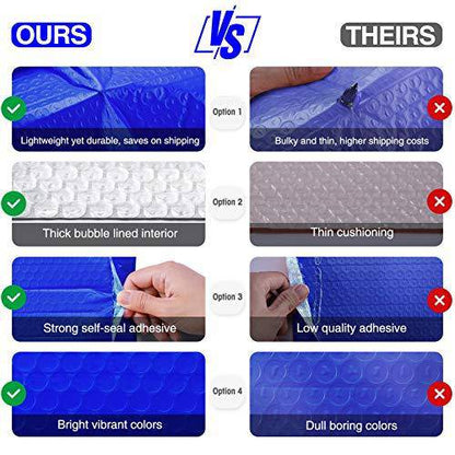 8.5x12 Bubble-Mailer Padded Envelope | Royal Blue