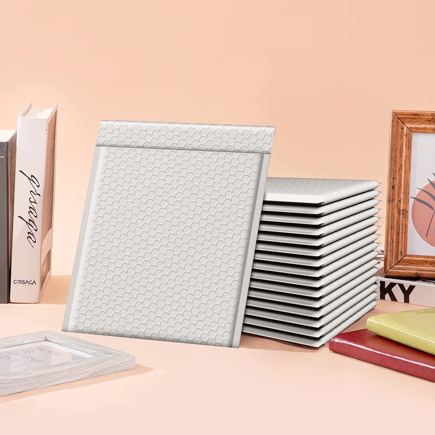 8.5x12 Bubble-Mailer Padded Envelope | White