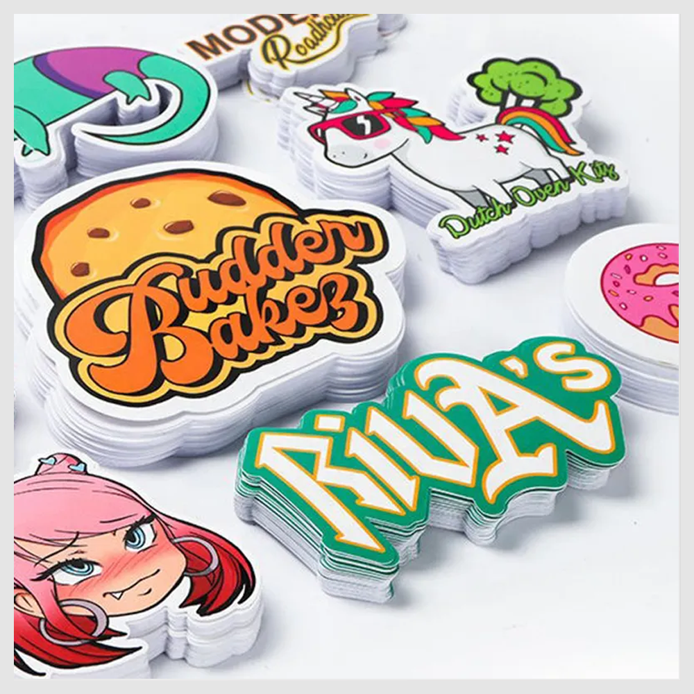 Die cut stickers