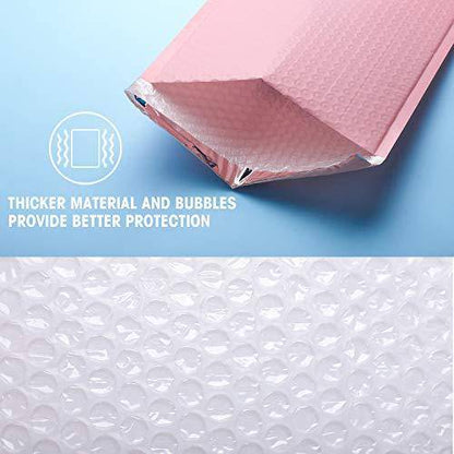 8.5x12 Bubble-Mailer Padded Envelope | Sakura Pink