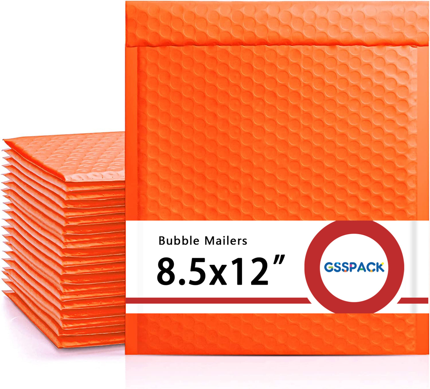 GSSPACK 8,5x12 Luftpolsterumschlag | Orange